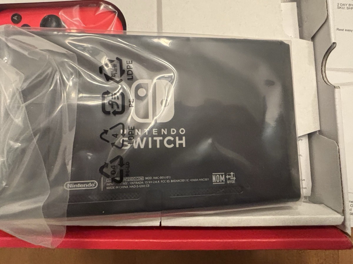 Nintendo Switch Game Console - Black (HAC-001(-01) w/ OEM