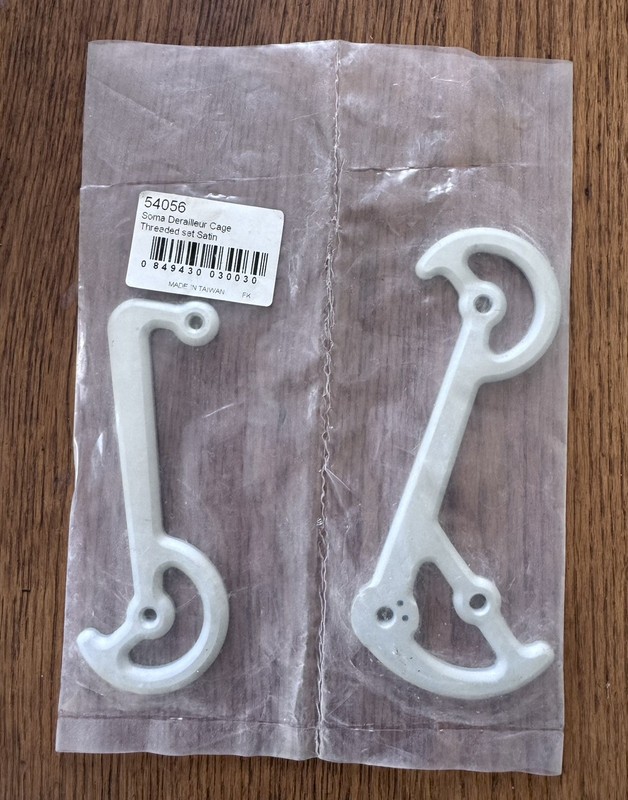 NEW Soma Derailleur Cage Threaded Set 54056 Satin Campagnolo 32T Long Cage NOS