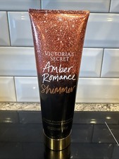 NEW Victoria s Secret AMBER ROMANCE SHIMMER Fragrance Body Cream Lotion 8 oz