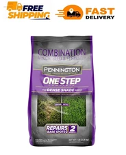 Pennington One Step Dense Shade Grass Seed Mix 5 lb - Patch & Repair Lawn