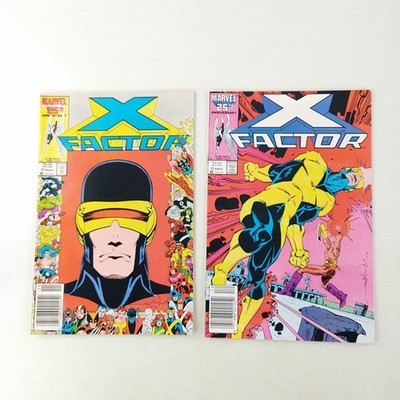 X-Factor #10 #11 Newsstand Lot (1986 Marvel Comics)