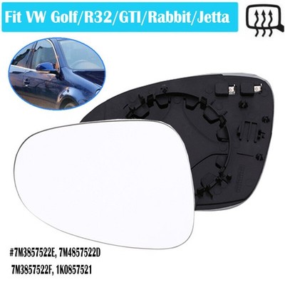 Passenger Right Side Rear View Mirror Glass Heated FOR VW Golf GTI Jetta Passat