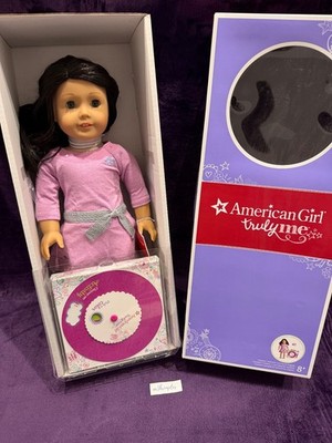 AMERICAN GIRL DOLL Truly Me # 41 Dark Brown Wavy Hair Green Eyes NEW RETIRED 
