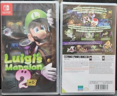 Luigi's Mansion 2 HD - Nintendo Switch Factory Sealed (2024 Action