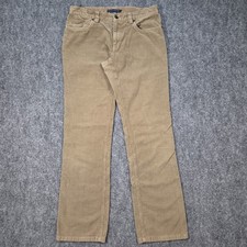 Vintage Y2K Ralph Lauren Corduroy Pants Womens 10 Tan Bootcut Corduroy