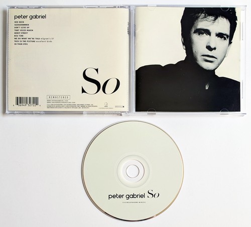 PETER GABRIEL So CD 2002 Remaster SLEDGEHAMMER Geffen Records KATE BUSH