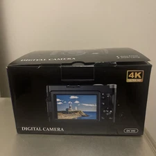 4K Digital Travel & Selfie Camera - 50MP, HD Zoom, Retro Mini Design