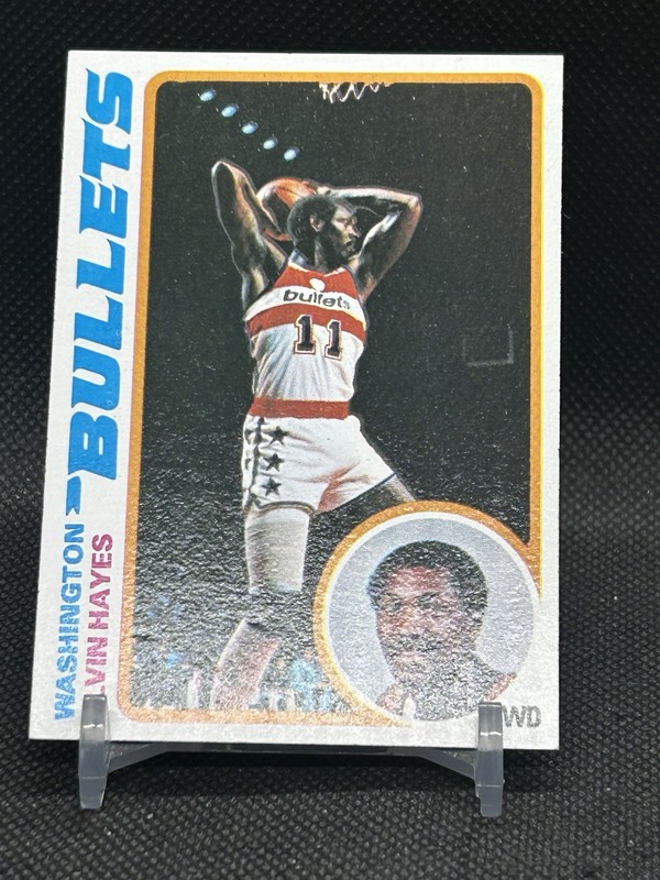 1978-79 TOPPS #25 ELVIN HAYES WASHINGTON BULLETS EX HOF 🔥🏀🔥