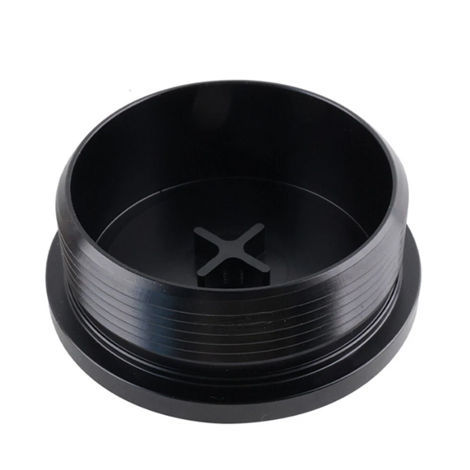 Front Fuel Filter Cap Black Fit For Ford F250 F350 F550 6.0L Powerstroke Diesel — 第 3/4 张图片