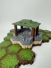 For Heroscape Terrain - Custom 7 Hex Shelter Sight Blocker Fortress Stone Cover