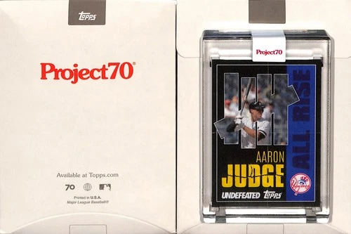 2021 TOPPS PROJECT 70 #538 1960 AARON JUDGE - NEW YORK YANKEES - UNDEFEATED