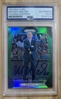 2017-18 Prizm Michael Malone Green Prizm Auto Autograph Signed Card PSA
