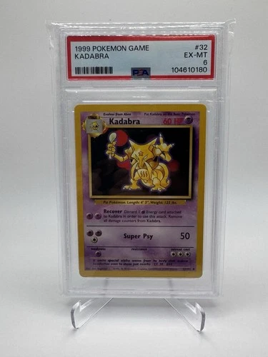 1999 Pokemon Base Set Kadabra 32/102 PSA 6!