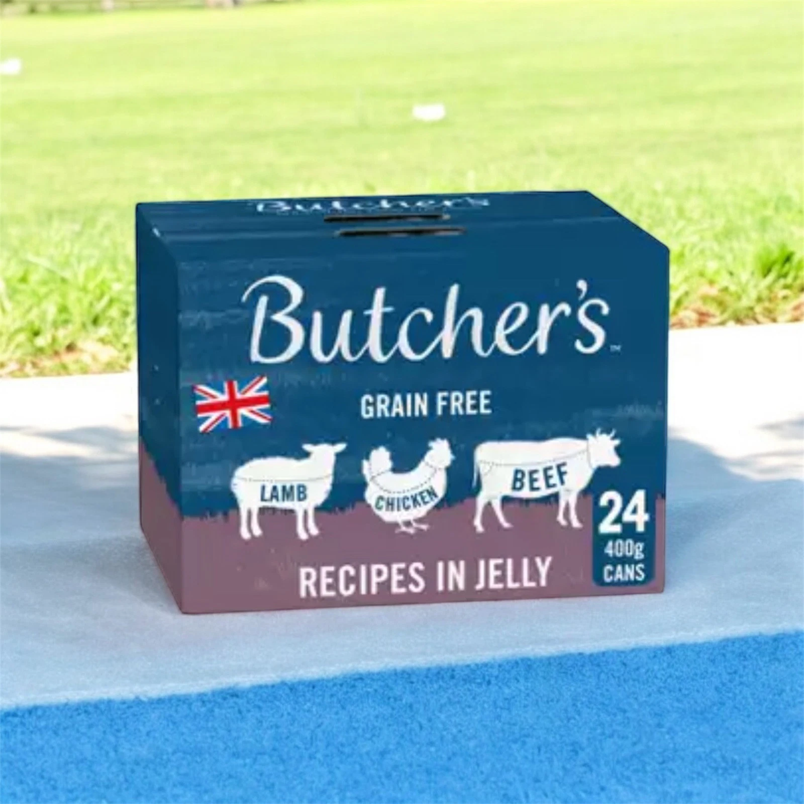 Butcher's Recipes in Jelly Wet Dog Food Grain Free Balanced Food 24 x 400g Tins