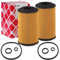 2X Febi Bilstein ÖLfilter MERCEDES-BENZ C-KLASSE Clk E-KLASSE Sprinter B906 Vito