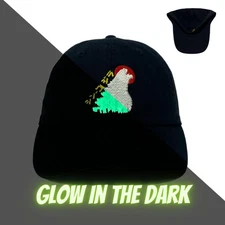 Godzilla Yellow Glow In The Dark Dad Hat