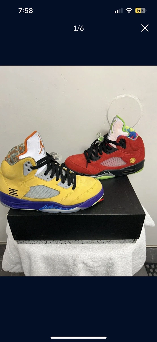 エアジョーダン5 レトロ SE "WHAT THE" 黄色 赤 28.0 NIKE公式】エア ジョーダン 5 'What The' (AJ 5 RETRO WTJ / CZ5725