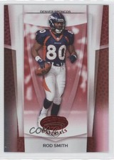 2007 Leaf Certified Materials Mirror Red 49/100 Rod Smith #136 0i0