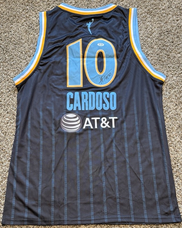 KAMILLA CARDOSO Signed Authentic Nike Chicago Sky WNBA Jersey (JSA)