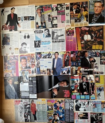 Falco Poster Artikel Clippings Sammlung