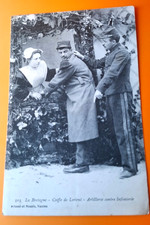 CPA Bretagne -56-  LA  BRETAGNE COIFFE DE LORIENT -ARTILLERIE CONTRE INFANTERIE