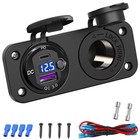 New ListingCigarette Lighter Socket 12 Volt Usb Outlet: Pd 20W C and Qc3.0 Car Port Alum.