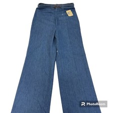 Vintage 70s Levi  s Womenswear Orange Tab Denim Jeans Wide Mom Size 16 NEW  78