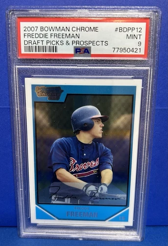 Freddie Freeman 2007 Bowman Chrome # BDPP12  draft picks, and prospects