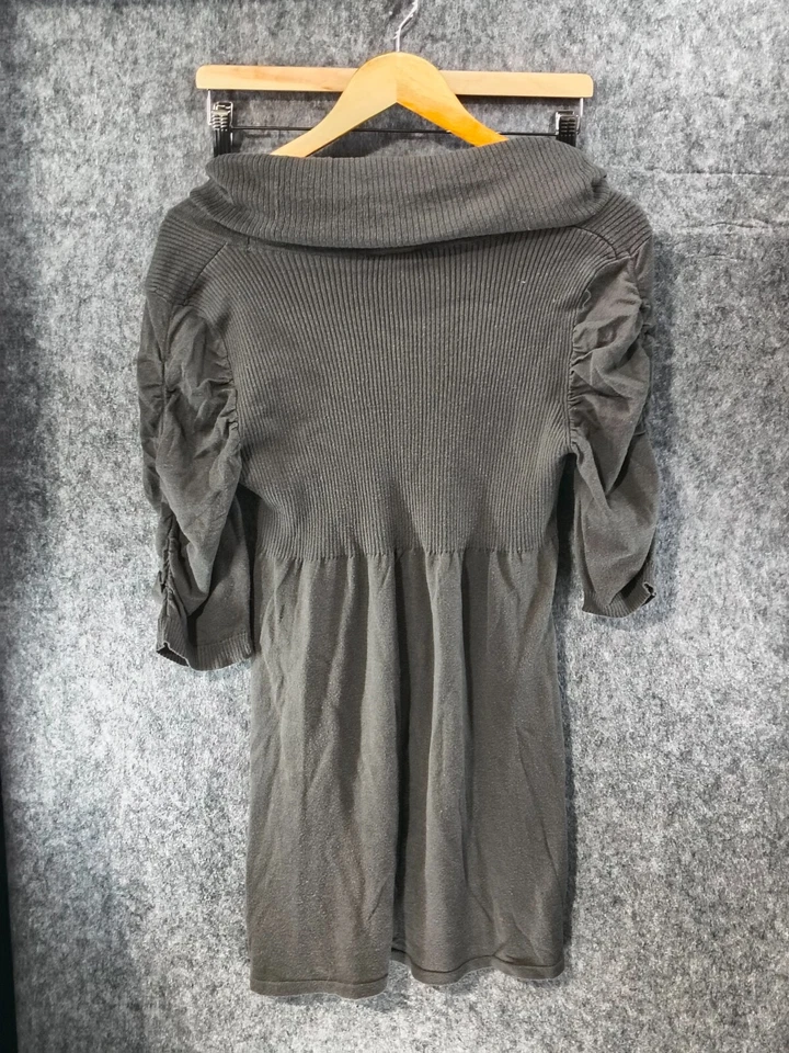 Blusa gris para mujer It's Our Time talla L ancho cuello tortuga Foto 2 de 4