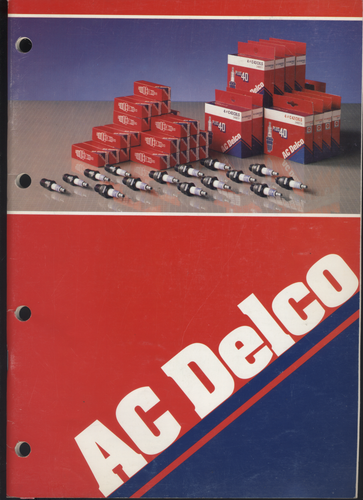 (182) Catalogue bougies AC Delco