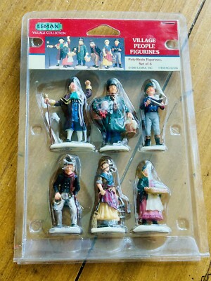 Lemax, Village People Figurines,  Set of 6, #92356, Enchanted Forest,       081