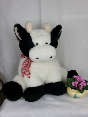 large cow stuffed animal