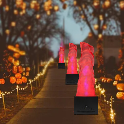 24 LED Flame Fire Light Machine Stage Atmosphere Effect Fake Fire Flame Machine