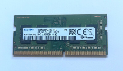 4 GB RAM 1Rx8 PC4-2400T-SC0-11 SAMSUNG M471A5244CB0-CRC Notebook Arbeitsspeicher