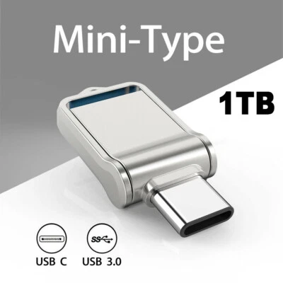 MARKENLOS USB 3.0 Type C OTG Flash Drive Photo Memory Pen Stick For Samsung Android PC 2TB