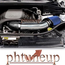Black Blue Air Intake Kit Systems For 2011-2015 Dodge Durango 5.7l Hemi Engine