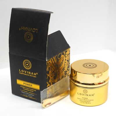 LOVINAH - POWER Vitamin C Multi-Purpose Cleansing Balm 1.7oz - New/Open Box
