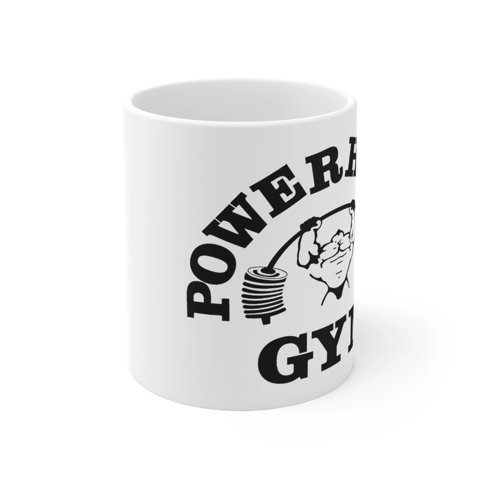 Powerhouse Gym 11oz Coffee Tea White Mug