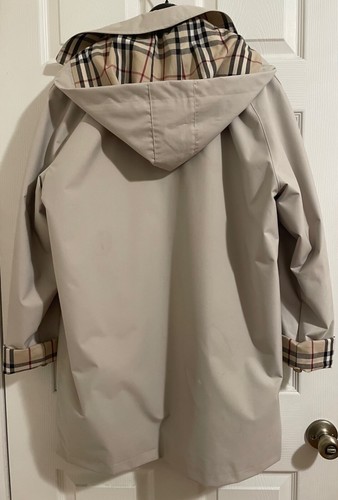 beige waterproof jacket
