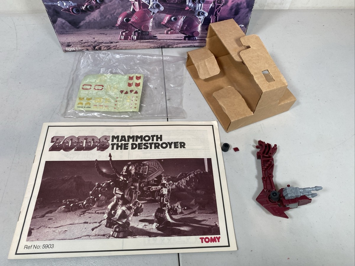 Vintage Tomy Zoid Mammoth The Destroyer 1984 | eBay