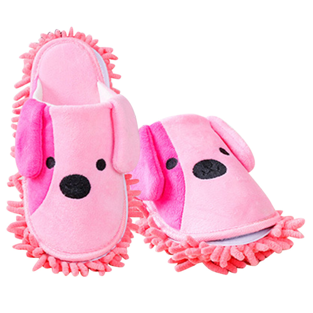 APL Pantofole per Pulire Pavimenti Donna Miss Pantofole Mop Rimovibili Pulizia