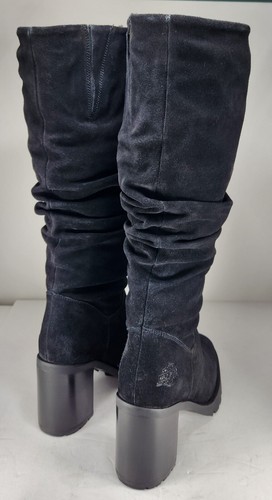 Harley Davidson Womens Averhill Black Suede Leather Motorcycle Boots D87251 8.5M - Picture 12 of 24
