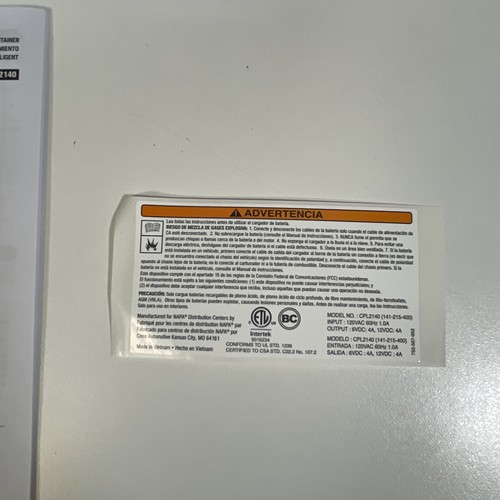 Carlyle Tools by Napa CPL2310 Intelligent Battery Charger open box Free shipping eBay