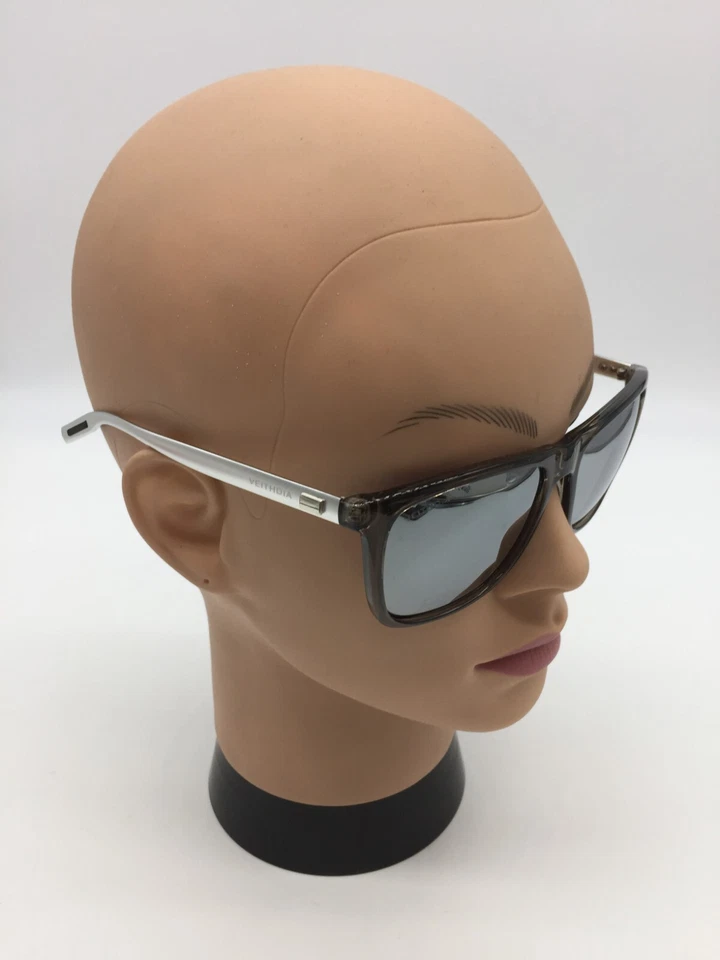 Veithdia VD6108 Clear Gray Sunglasses 62-14-138 Grey Lens - Image 4 of 4