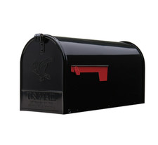 Architectural Mailboxes Elite Black Post Moun...