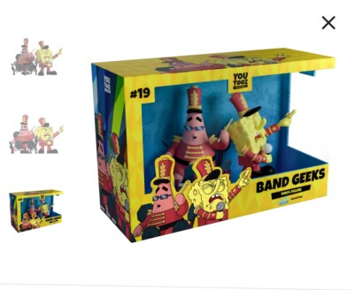 Youtooz * Band Geeks * SpongeBob and Patrick * Vinyl Figure * NEW