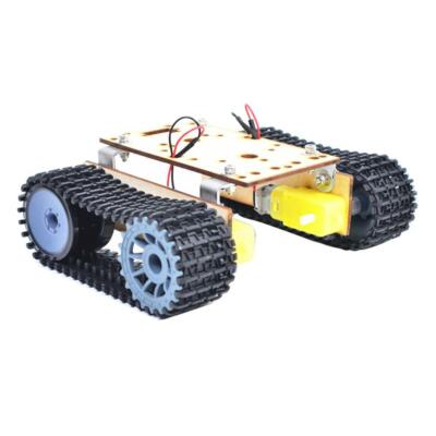 Legierung Roboter Tank Chassis Track Crawler Kit Zum Selbermachen Auto Kinder Wissenschaft mit Set