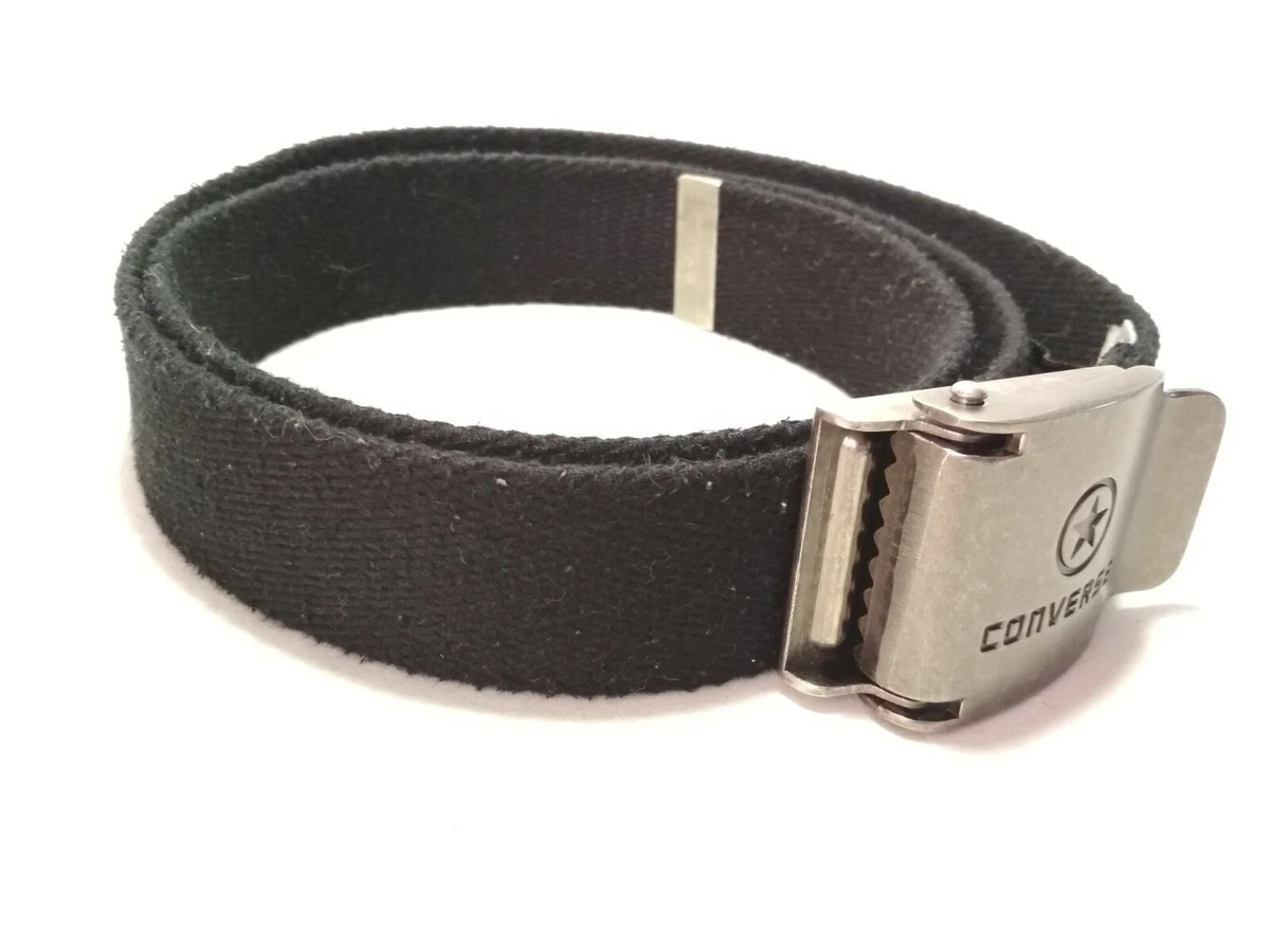 Deltage Tilbageholde Slapper af Converse belt buckle black 116.5 cm or 45,66 inch | eBay