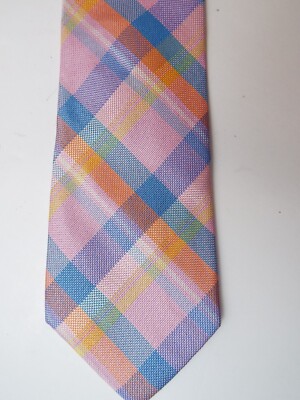 Craft&Barrow Men's Necktie 3 inches Width Skinny 100% Silk NEW
