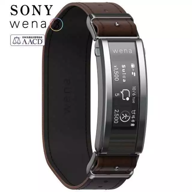 Sony Wena Wena3 Leather Silver-